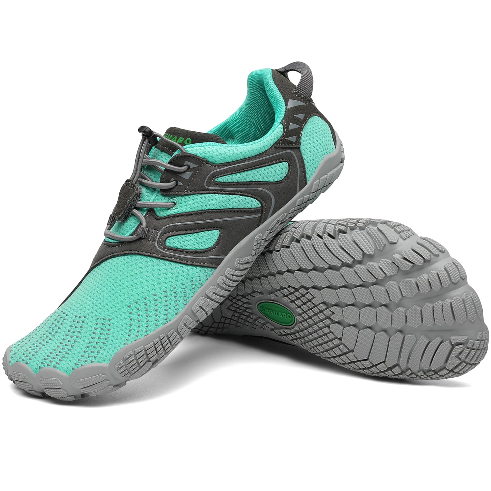 SAGUARO Unisex Barfußschuhe Outdoor Barfuss Traillaufschuhe Zehenschuhe mit Zero