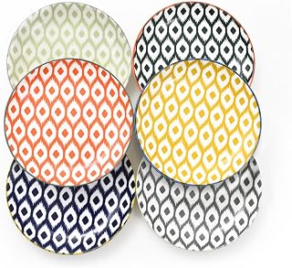 Miicol Side Plates Set of 6, Small Tapas Plates 15cm / 6 inch