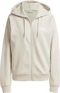 adidas Women's Essentials Linear French Terry Hooded Jacket