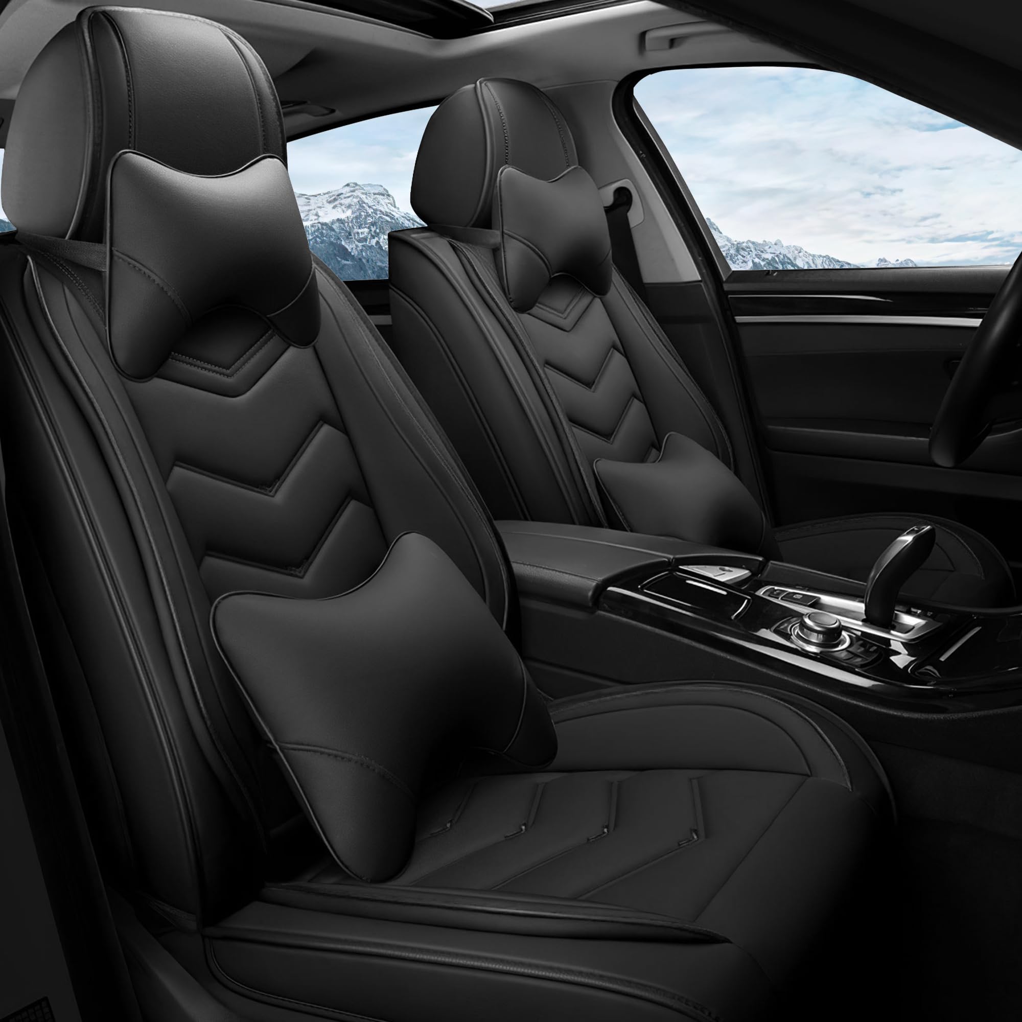 Car Seat Covers Fit for Ford F-150/F-250/F-350 2009-2026, Stylish Sport Seat Cov