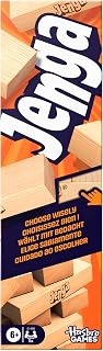 Jenga Official Hasbro Games | Digital Die for 6 More Ways to Play | Original Wood Block Game | Stacking Tower | Ages 6+ | 1+ Players | Party Games
