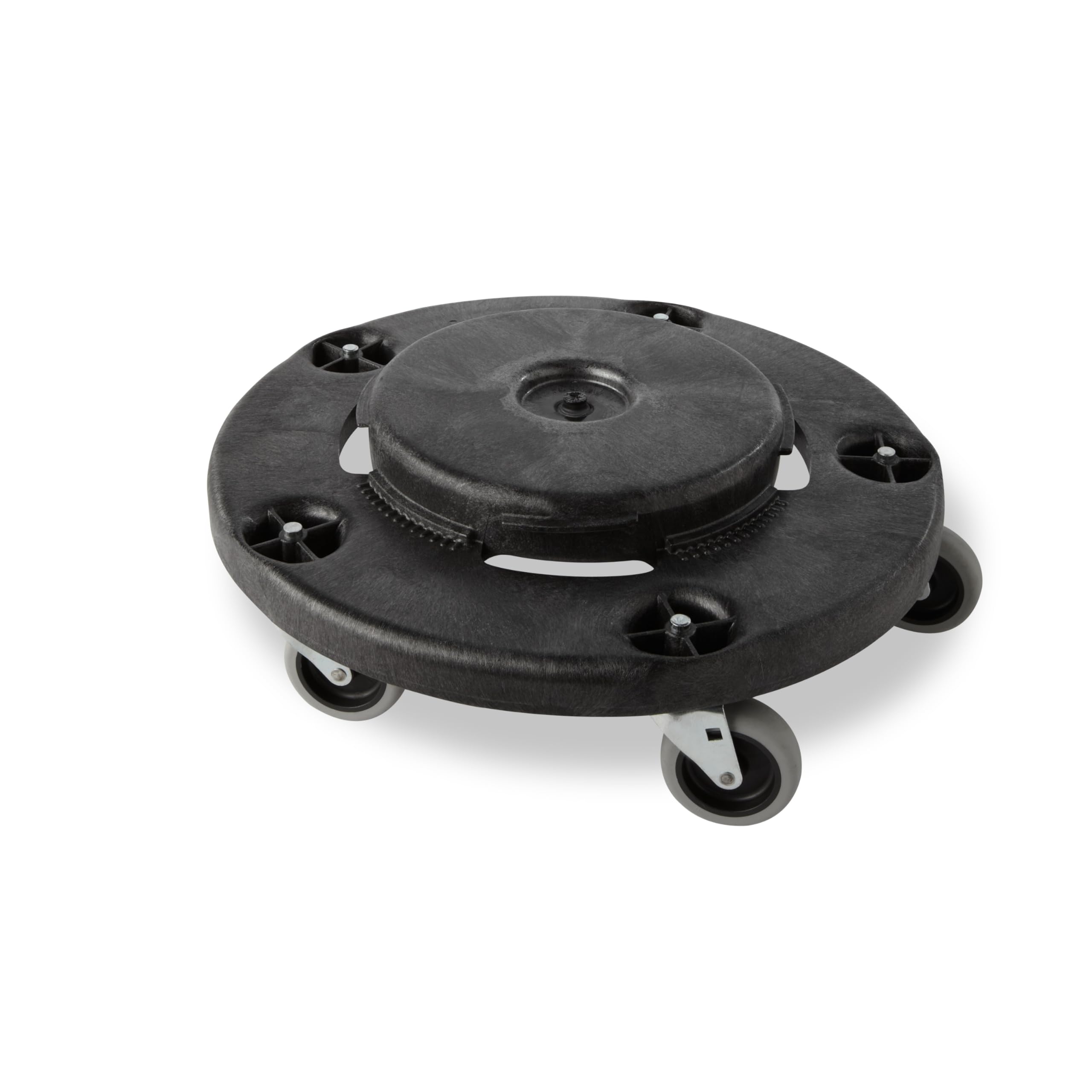 Rubbermaid Commercial Products BRUTE Dolly, Black | Fits 20, 32, 44, and 55-Gal 