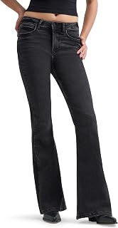 Wrangler Womens Women's High Waisted Fierce Flare JeanJeans