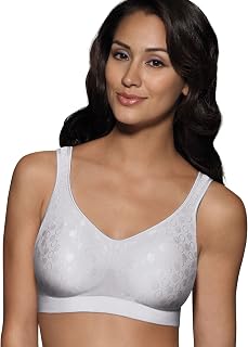 Bali Women's Wireless Bras for Women - Comfort Revolution Wireless Bra - Adjustable & Supportive - Plus Size Women T-Shirt Bra (Pack of 1)