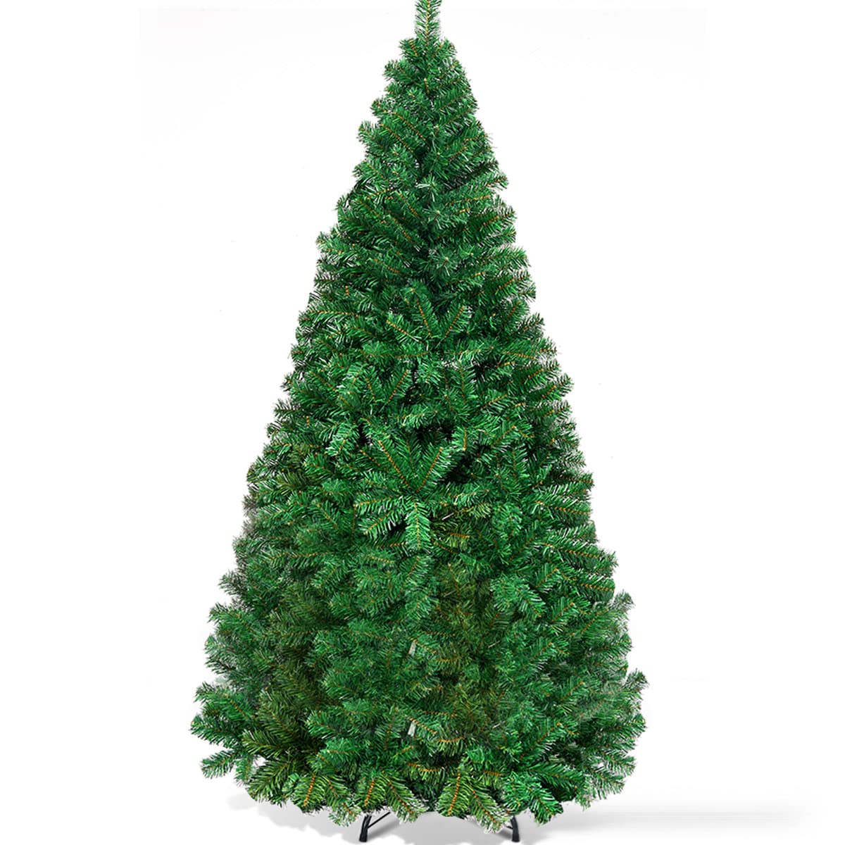 Goplus 6ft Artificial Christmas Tree with 650 PVC Branch Tips | Unlit Christmas 