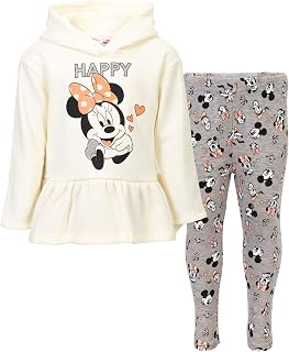 Disney Minnie Mouse Mickey Mouse Fleece Hoodie & Leggings for Big Kids