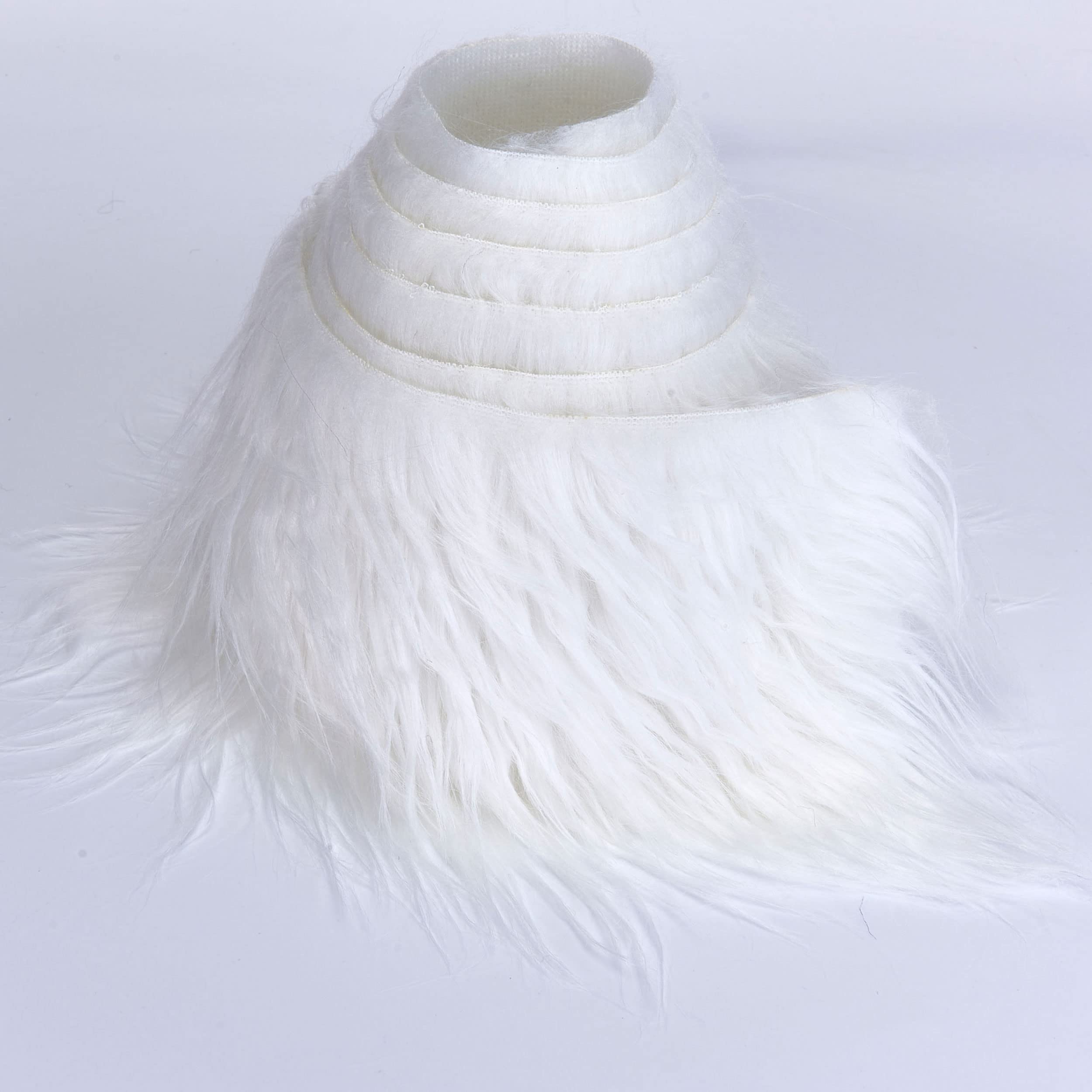 Shaggy Plush Faux Fur Fabric Precut Strips Fluffy Fuzzy Craft Fur for Gnomes Bea