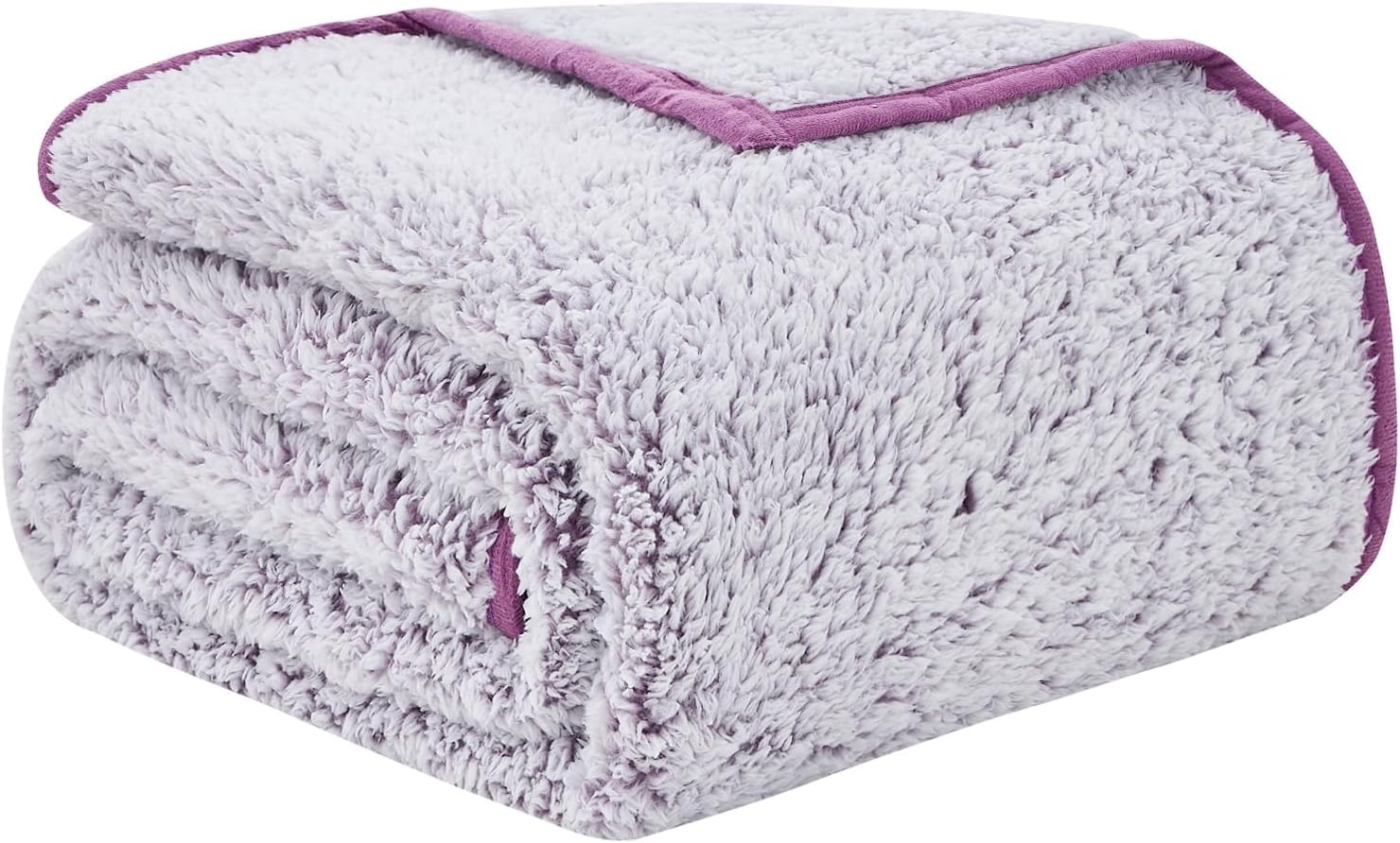 EMME Fluffy Fleece Blanket, Ultra-Soft, Large, Warm Sherpa Blanket, Microfibre, 