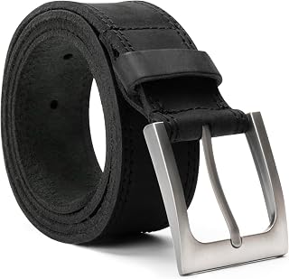 Hide & Drink Rugged Full Grain Leather Belt - Durable Men's Belt for Jeans, Western, Casual & Dress, Mens Belts for Men