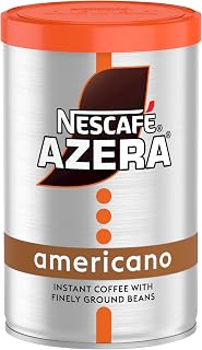Nescafé Azera Americano Instant Coffee 90g | Pack of 1 | Barista-style coffee; blend of Robusta and Arabica; fruity aroma and balanced flavour; makes 50 mugs