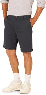 Amazon Essentials Men's Chino Shorts 100% Cotton Multi-Pack