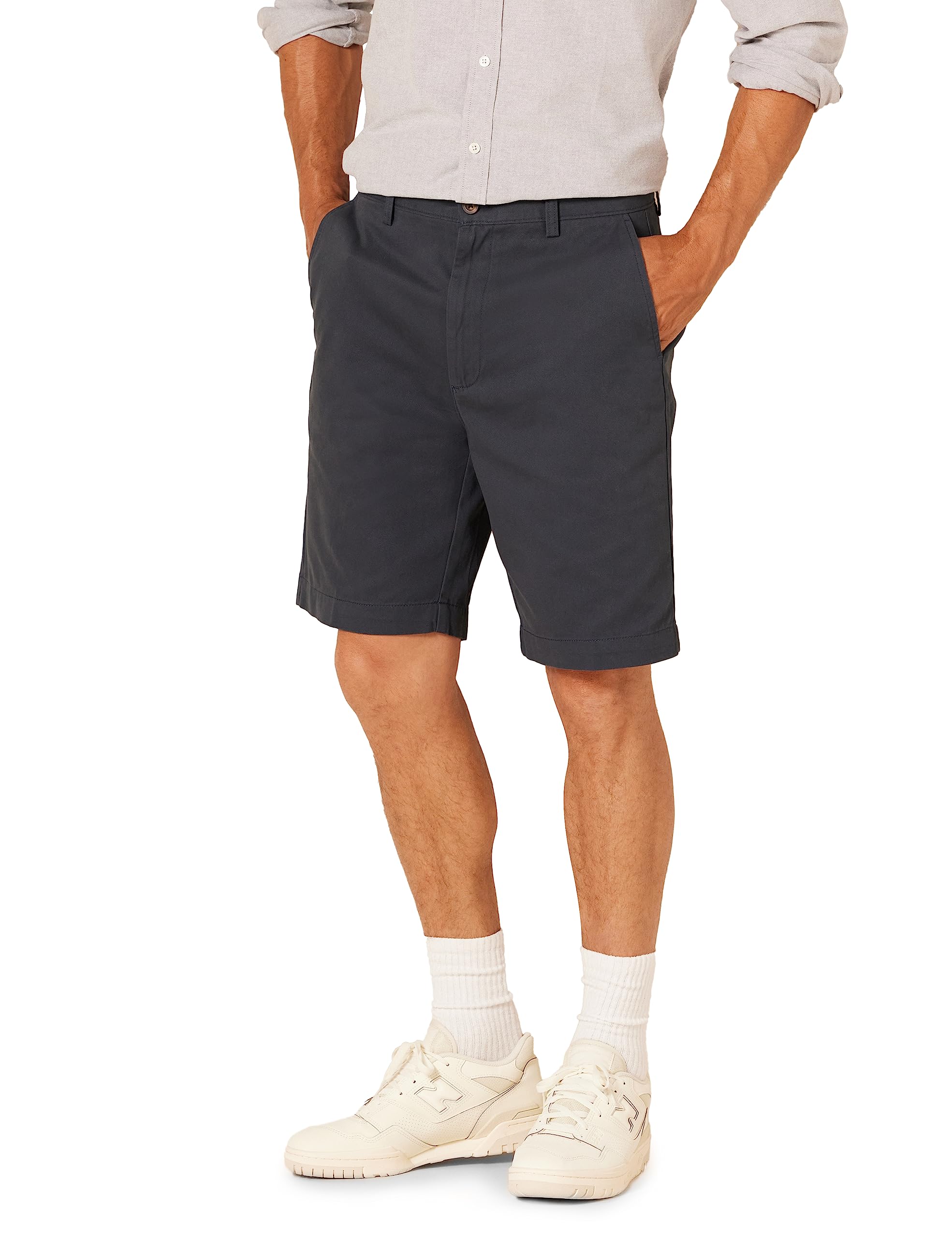 Amazon Essentials Men's Chino Shorts 100% Cotton Multi-Pack