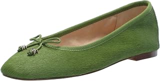 Sam Edelman Women's Felicia Luxe Ballet Flat, Matcha Green., 5, Matcha Green, 23.0 cm