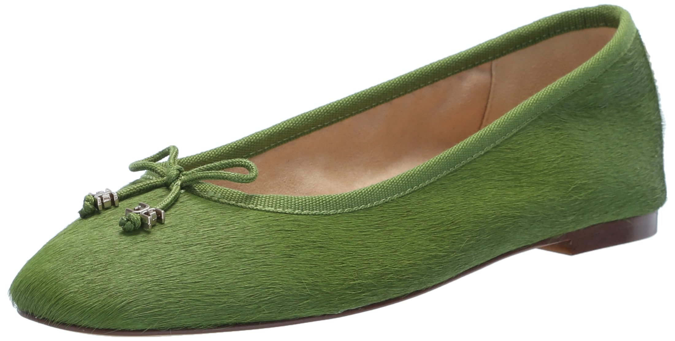 Sam Edelman Women's Felicia Luxe Ballet Flat, Matcha Green., 5, Matcha Green, 23