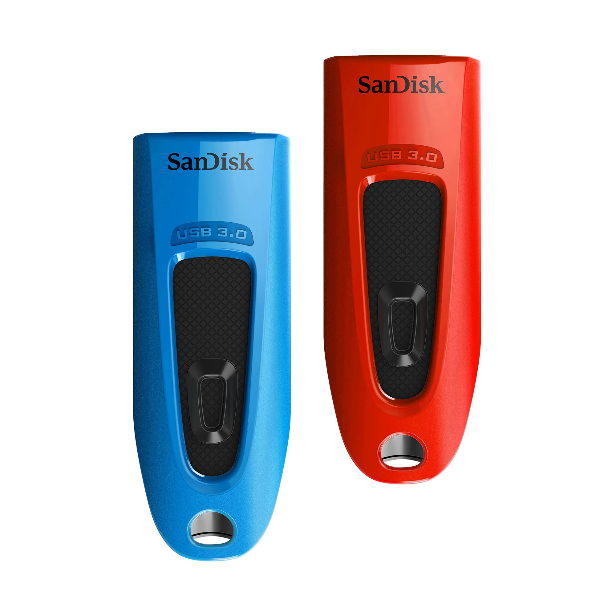 SanDisk Ultra 32 GB USB Flash Drive USB 3.0 Up to 130 MB/s Read - Twin Pack, Red