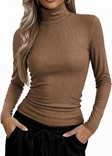 Cicy Bell Women's Long Sleeve Slim Fit Turtleneck Sweater