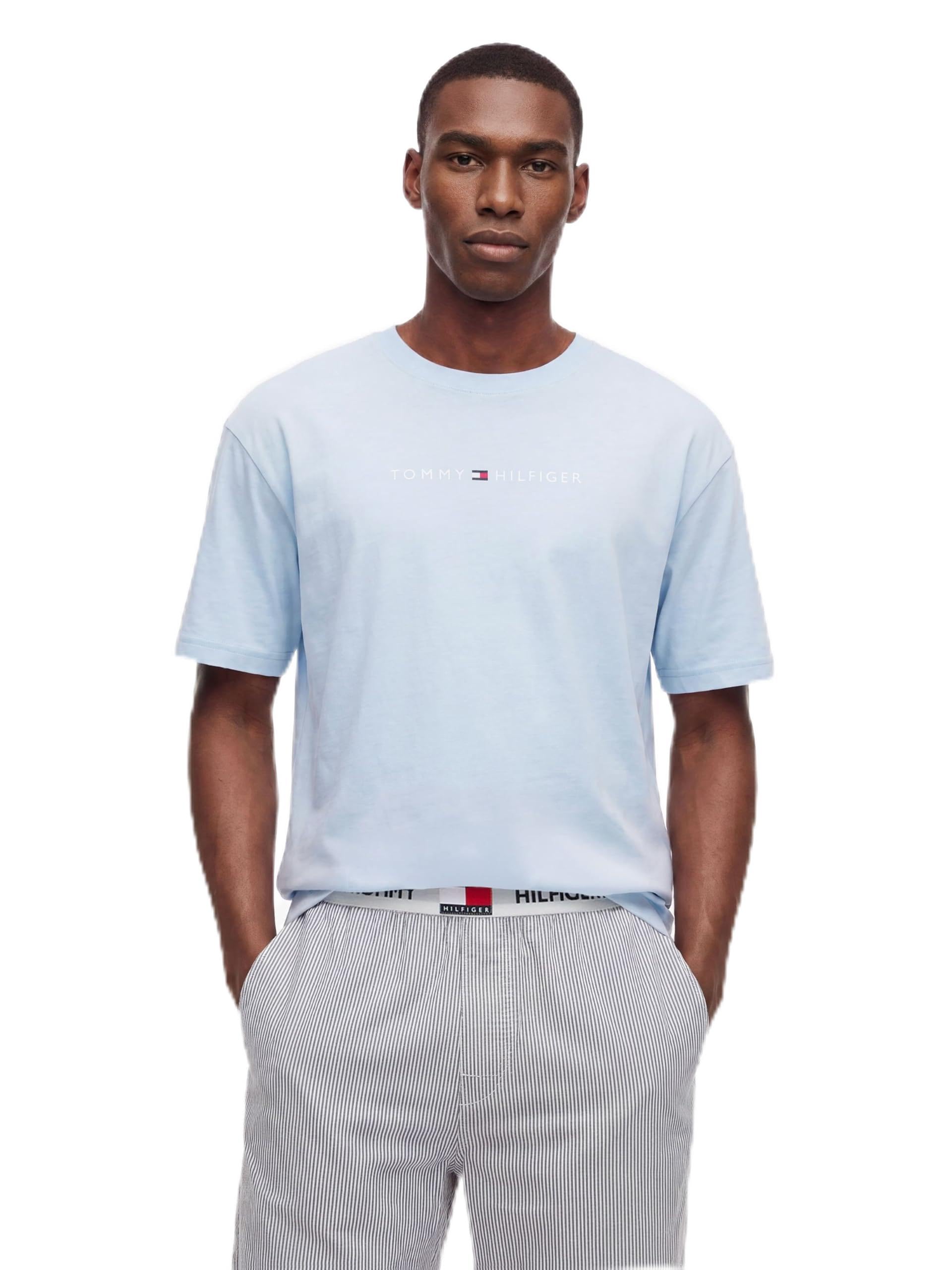 Tommy Hilfiger Men's Logo Round Neck Short Sleeve T-Shirt