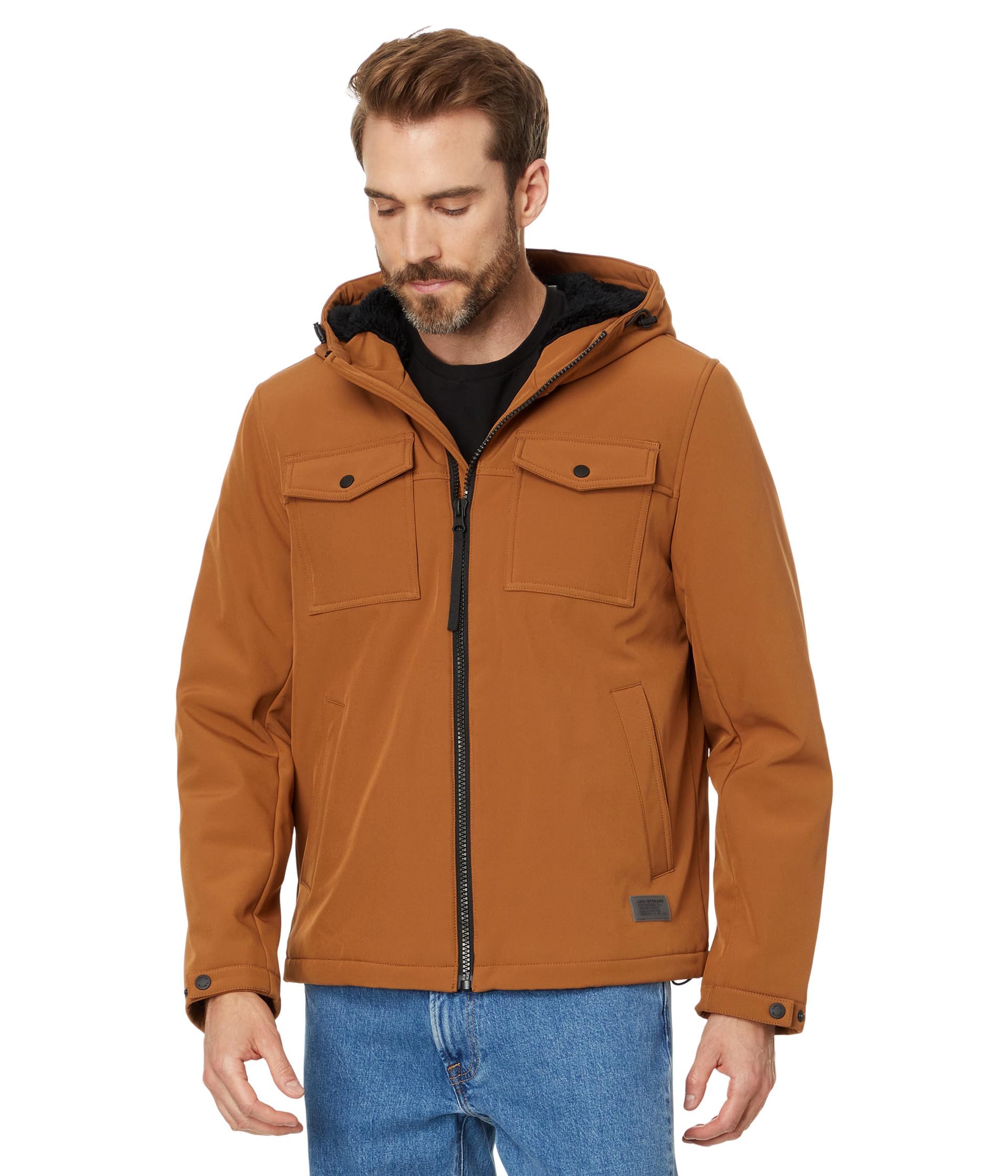 Levi's Men's Soft Shell Hooded Trucker Jacket Coat
