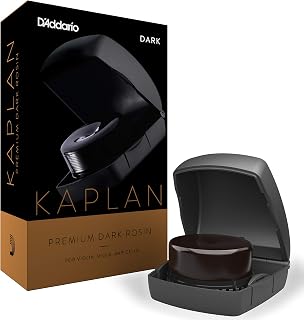 D'Addario Kaplan Premium Rosin with Case, Dark | Kaplan premium rosin delivers smooth bow response, reliable grip, clear articulation and consistent tone for strings.