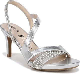 LifeStride womens Mia Glitz Strappy Heeled Dress Sandals Sandal