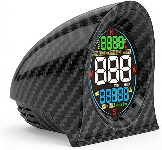 GPS Speedometer for Car, Digital Speedometer for Car, Car Speedometer | USB Connect Plug &amp; Play, MPH-KM/H Unit Switch, Overspeed Alarm, Fatigue Driving Reminder, Multifunction Display