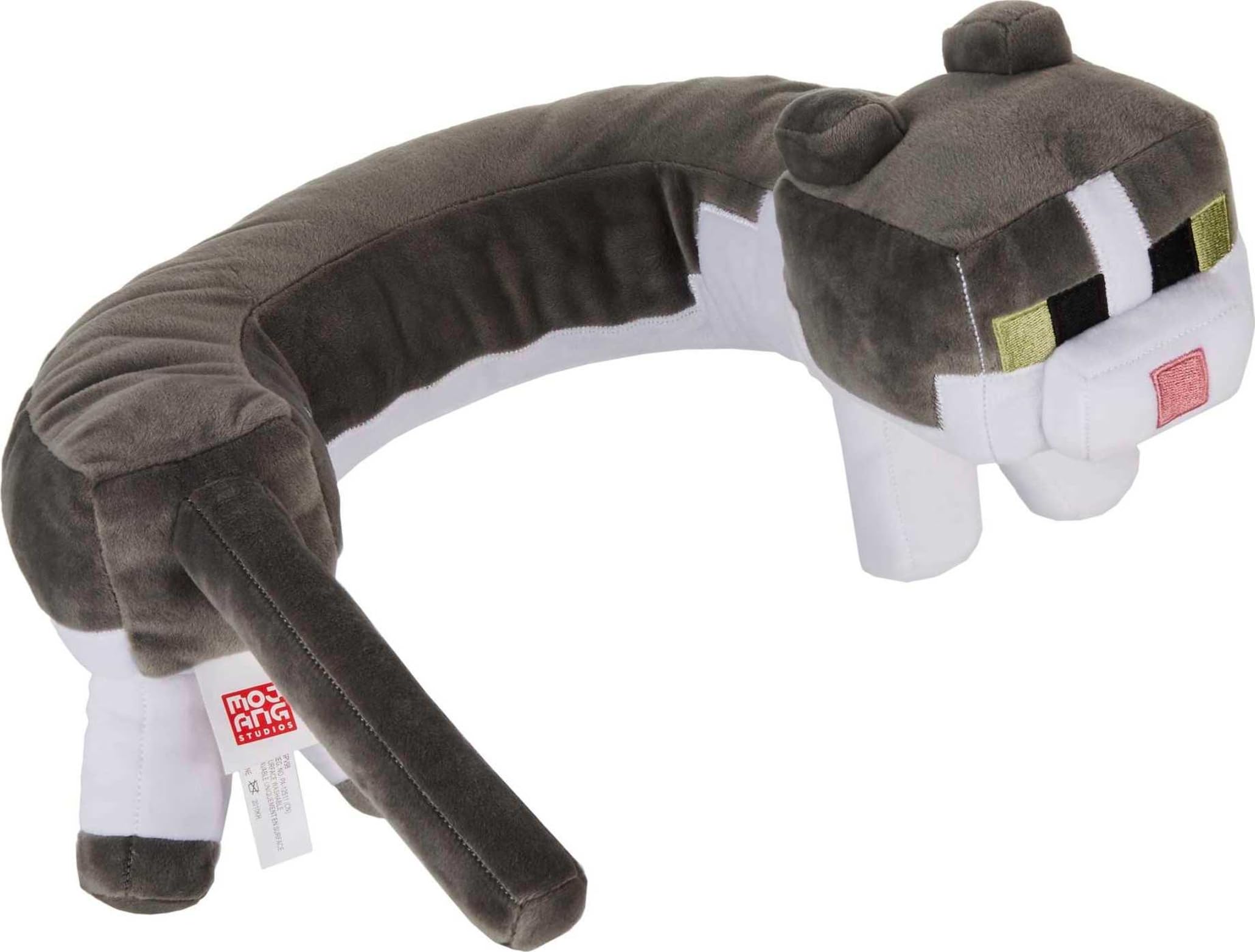 Mattel Minecraft Purring Sounds Neck Pillow, Cat Plush Toy | Cat Neck Pillow Plu