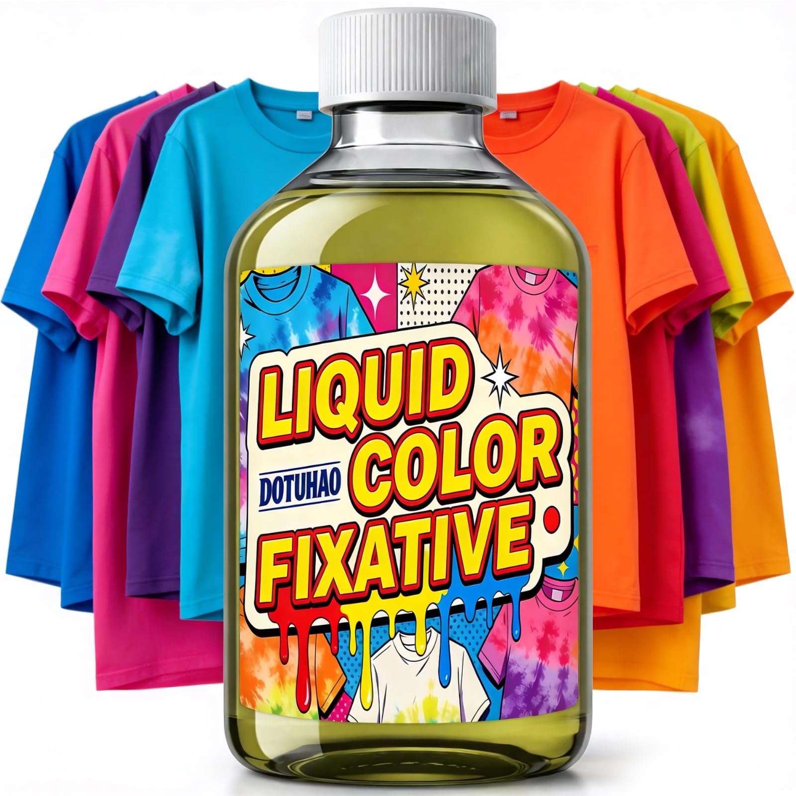 DOTUHAO Color Fixative, Fixative for Fabric, 10.14 Fl Oz Liquid Fabric Fixatives