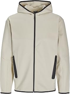 Jack & Jones Men's Jcofusion Sweat Zip Hood Noos Jcofusion Sweat Zip Hood Noos (Pack of 1)