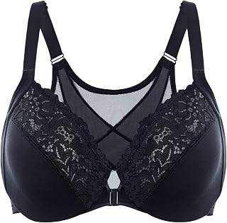 DELIMIRA Women's Front Closure Bra with Underwire