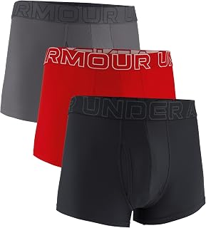 Under Armour Men Tech 3in 2 Pack, Quick-drying sports underwear, 2 pack comfortable men's underwear with tight fit