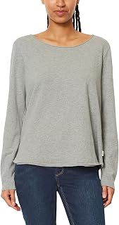 Marc OߴPolo Denim Women's Organic Cotton Long Sleeve Top with Boat Neck