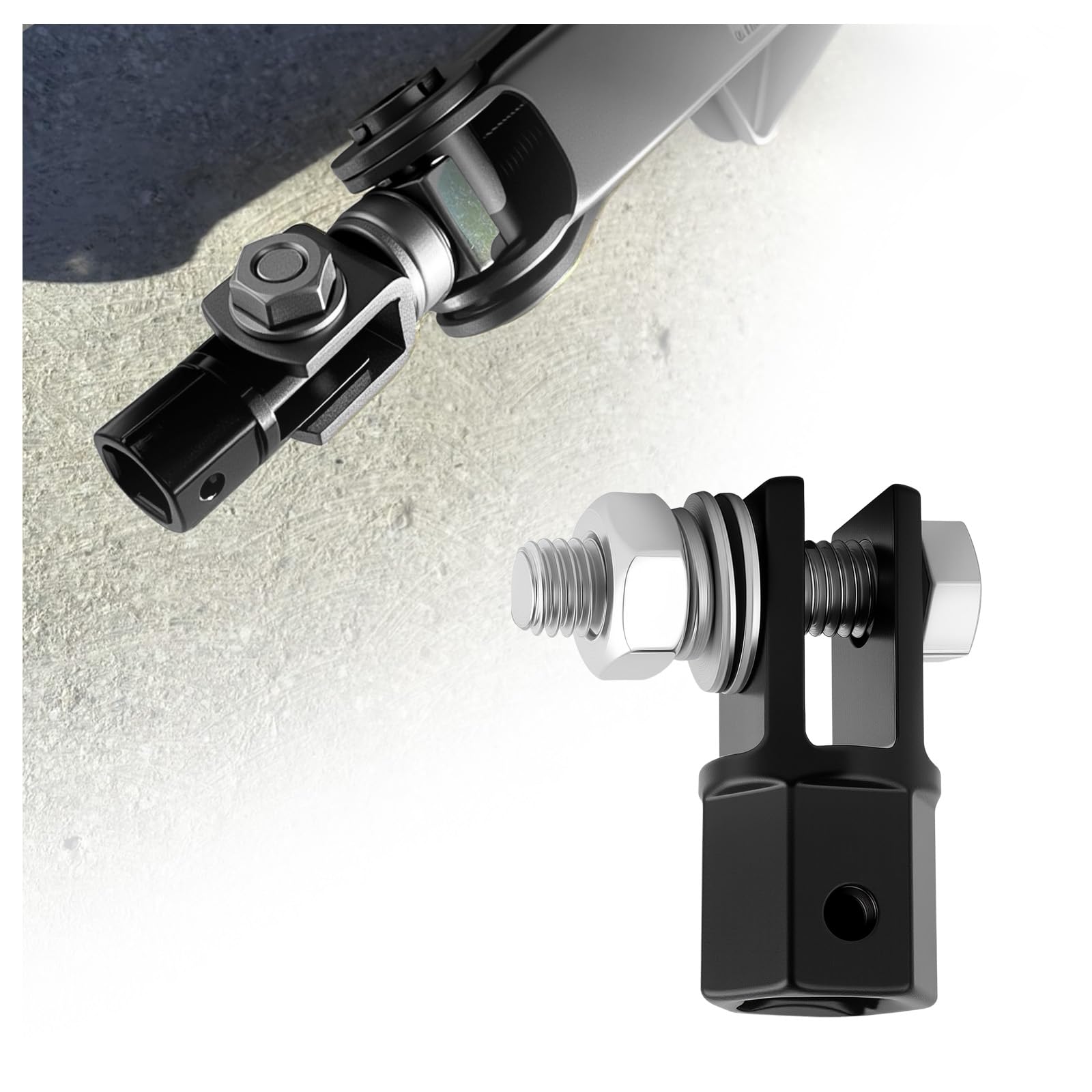 Car Scissor Jack Adapter Driven by 1/2" Impact Drills or 13/16" Lug Wrench,Sturd