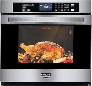 Electric Wall Oven, GASLAND Pro ES710TS Professional Built-in Oven 30 Inch 10 Functions, 5.0 Cu.Ft. Convection, Self-cleaning, Air Fry, Temperature Probe Included, 240V Hardwire, Stainless Steel