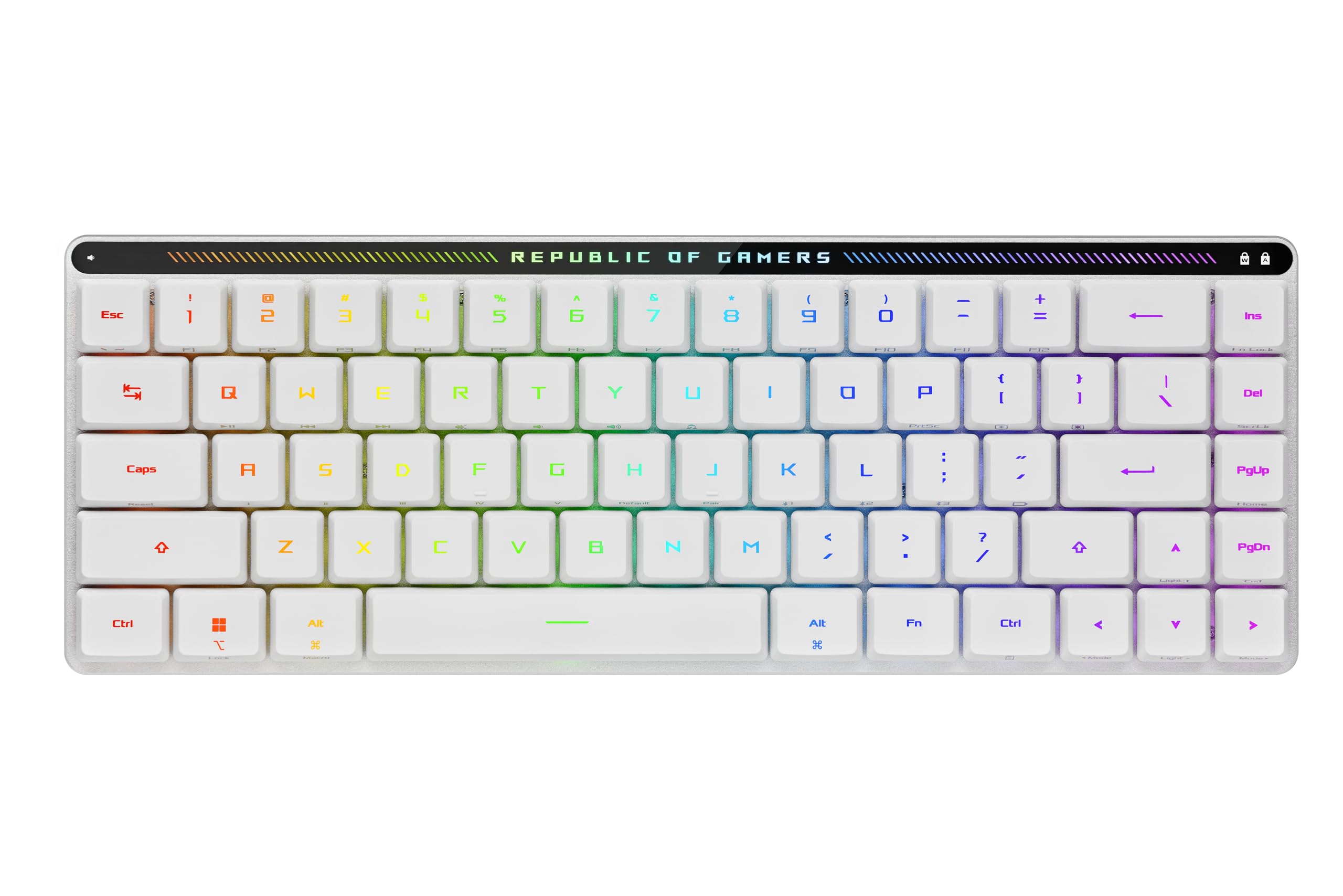 ASUS ROG Falchion RX Low Profile Wireless Gaming Keyboard – 65% Compact TKL, ROG