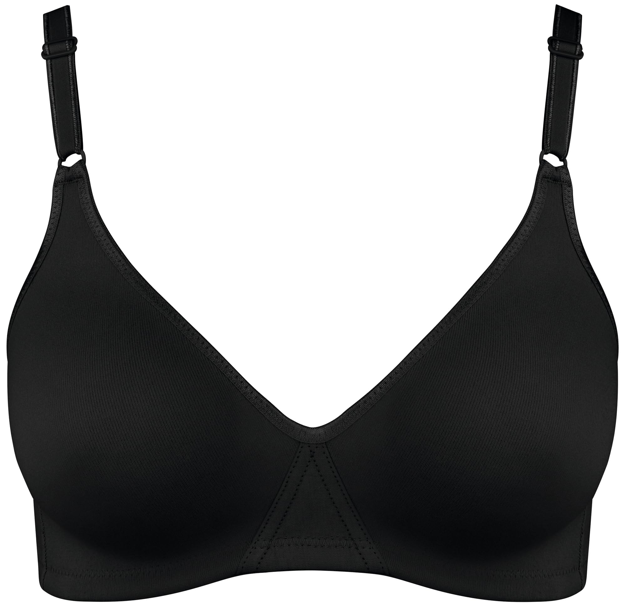 Nur Die Baumwoll BH Bügelloser Doppellagiger Softcup-BH Bra Weich Bequem Unsicht