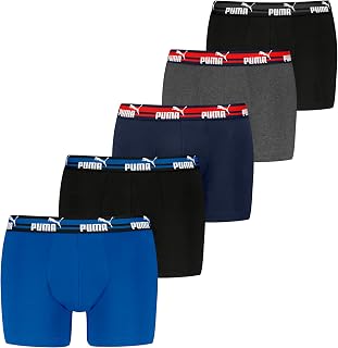 Puma Men Bold Logo Boxer Men (Pack of 5)