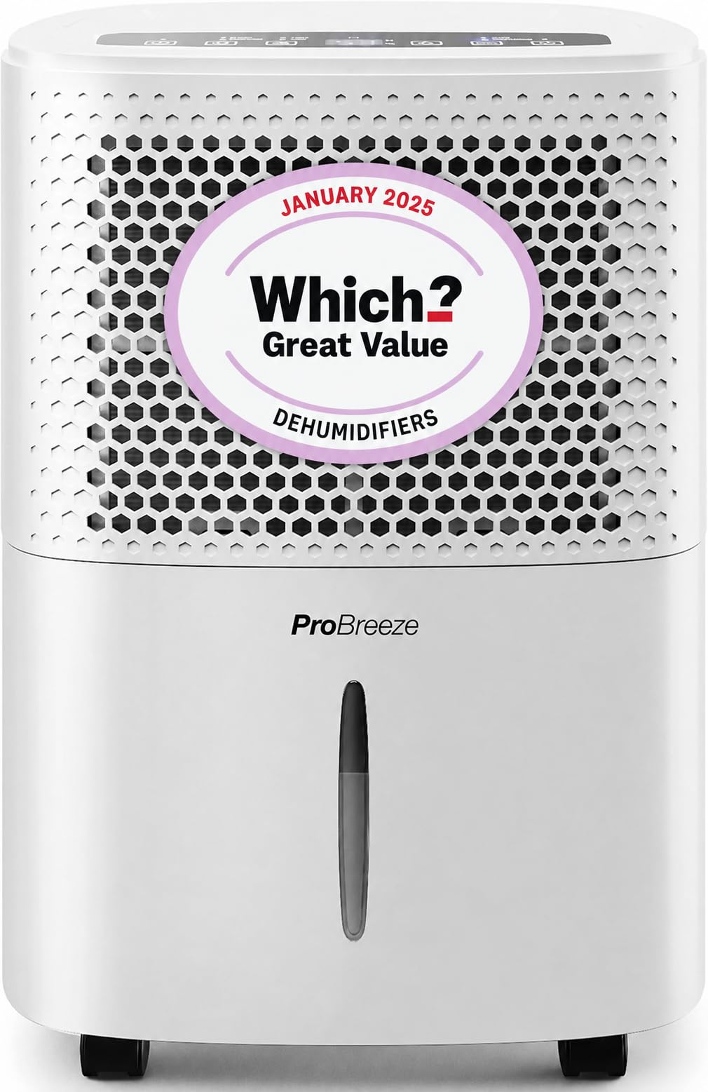 Pro Breeze® 12L/Day Dehumidifier with Automatic Humidity Sensor & Display, Sleep