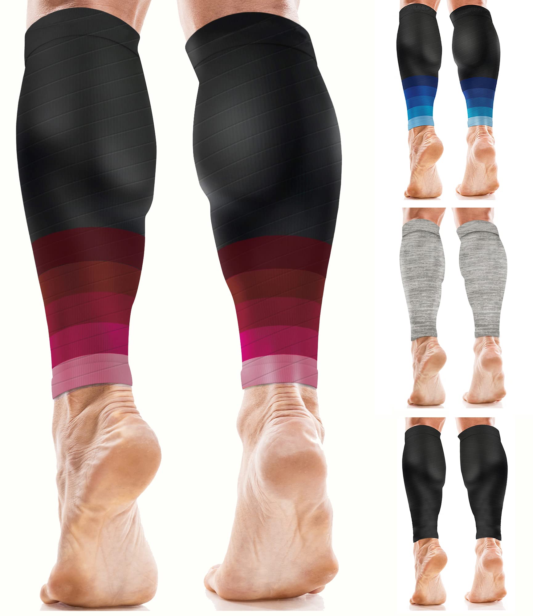 aZengear Calf Compression Sleeves for Men & Women - Shin Splint and Calf Support