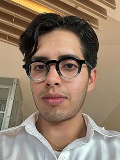 1 PC Men's Round Glasses Frame Casual Polycarbonate Style Lightweight Frame for Computer Gaming Home Office
