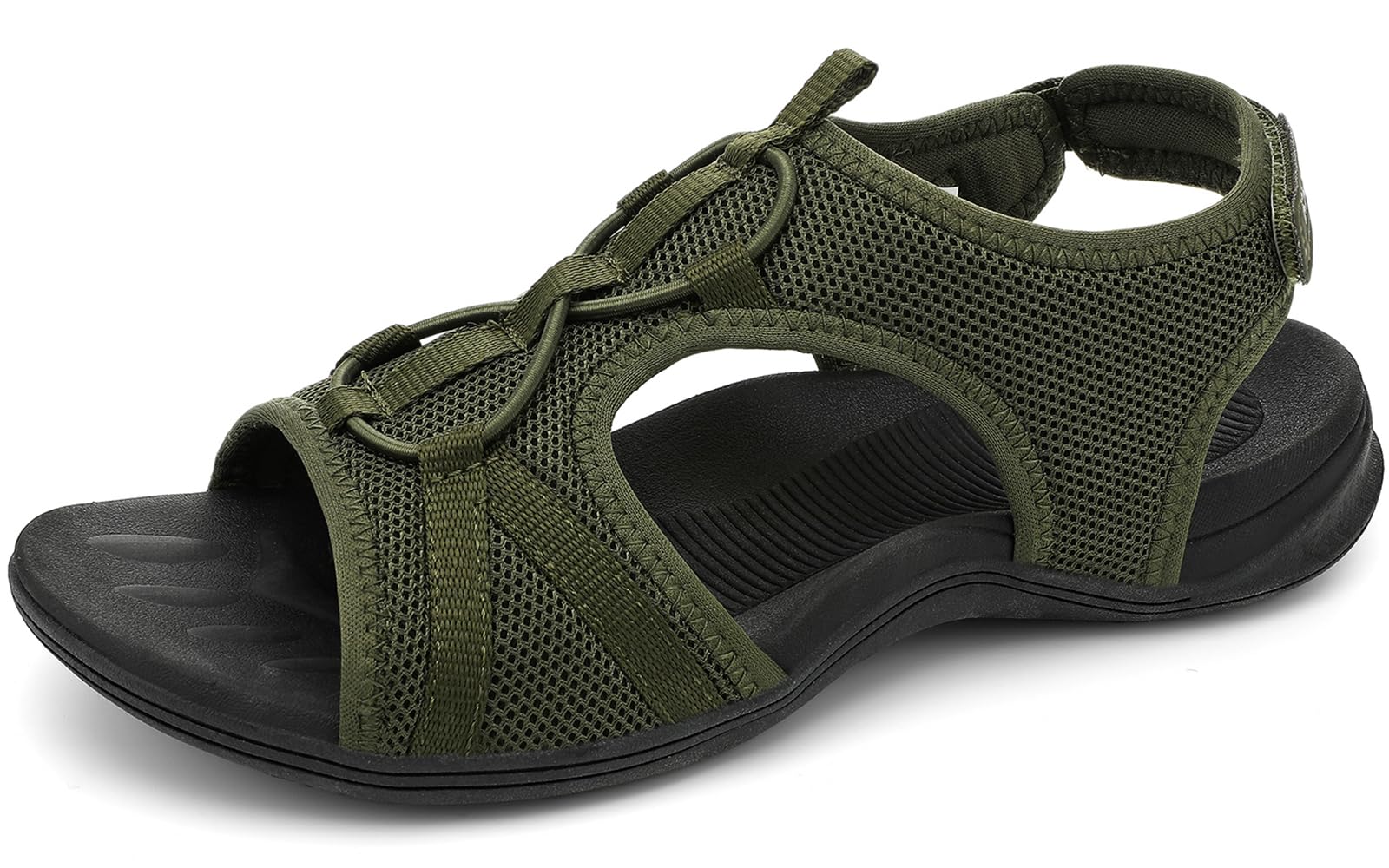 UBFEN Sandales de randonnée confortables pour femme, sandales de marche d'été re
