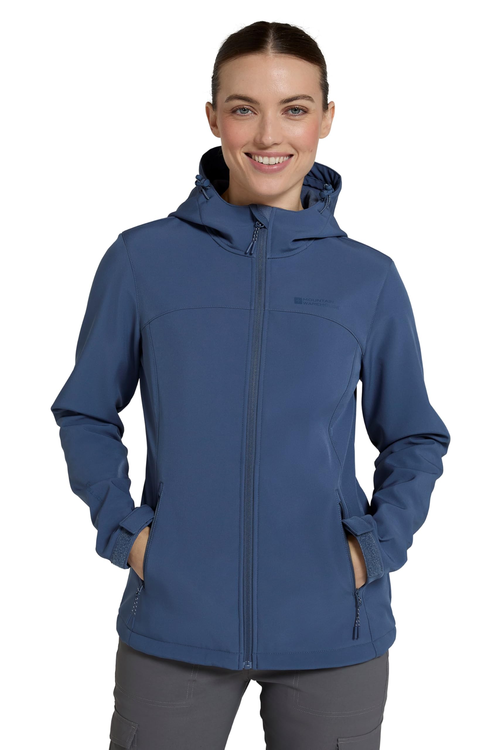 Mountain Warehouse Exodus Women's Softshell Jacket - Rain Coat for Women - Breat