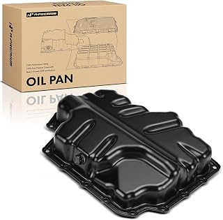 A-Premium Engine Oil Pan Sump with Plug, Without Oil Sensor Hole | Compatible with Volkswagen Jetta Tiguan 2013-2023, Golf 2013 2015-2021, Polo 2013-2014, Taos & Audi A3, Q3, A1, A3, 1.4L Only