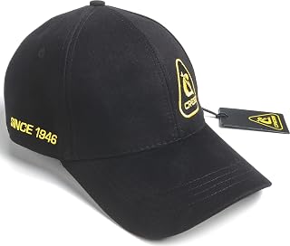 Cressi Unisex Baseball Cap, Black Yellow, One Size UK