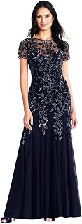 Adrianna Papell Floral - Dress - Short Sleeve - Women