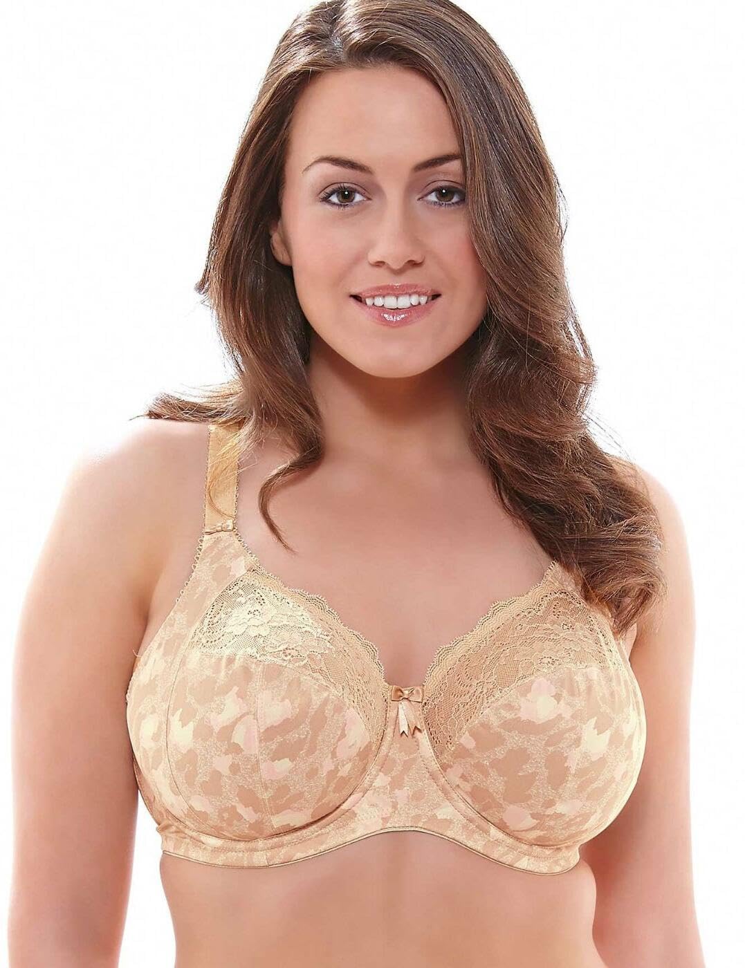 Elomi Morgan Women's Underwire Banded Bra with Stretch Lace Bra (Pack of 1)