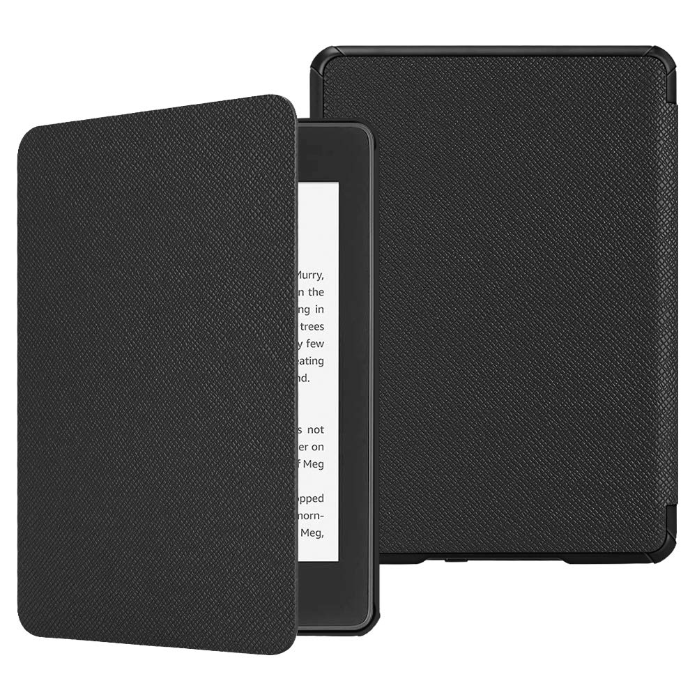 Fintie Slimshell Case for 6" Kindle Paperwhite 10th Gen 2018, Black | Slim Light