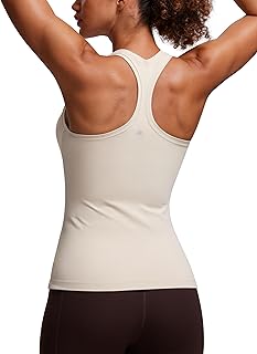 CRZ YOGA Butterluxe Women's Workout Tank Tops Racerback Sleeveless Camisole Athletic Gym Shirt