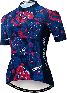weimostar Cycling Jersey Women Mountain Bike Clothing Summer Cycling Top Short Sleeve MTB Jersey Quick Dry