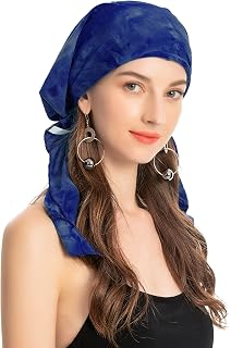 ZLYC Chemo Headwear Pre Tied Head Scarf Headwraps Lightweight Turban Beanie Cap for Women
