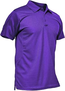 MAGCOMSEN Polo Shirts for Men Quick Dry Short Sleeve Golf Tactical Shirts Pique Jersey Casual Workout Performance Tops